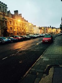 City street at night