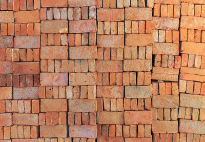 Full frame shot of brick wall