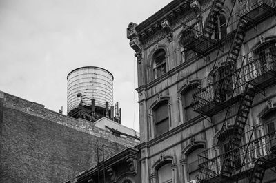 Low angle view of building against sky