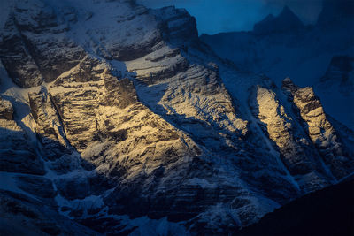 View of rocky mountains