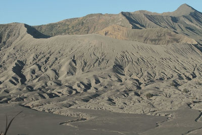 Scenic view of desert against sky