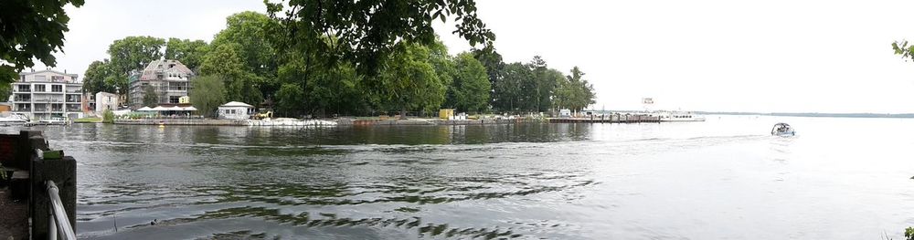 Boats in river