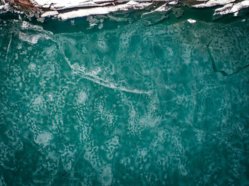 Full frame shot of water in sea