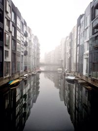 Boats in canal