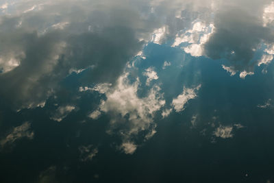 Low angle view of clouds in sky