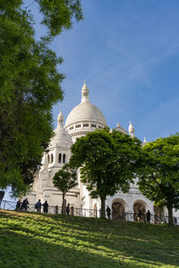 Low angle view of church against sky