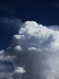 Low angle view of clouds in sky