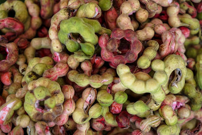 Full frame shot of fruits for sale at market stall