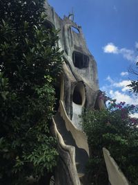 Low angle view of historical building against sky