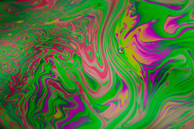 Full frame shot of multi colored water