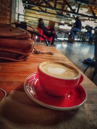 Close-up of drink on table