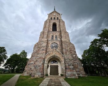 Low angle view of a building against sky