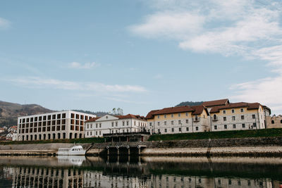 Buildings in water