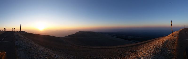 Road passing through mountains