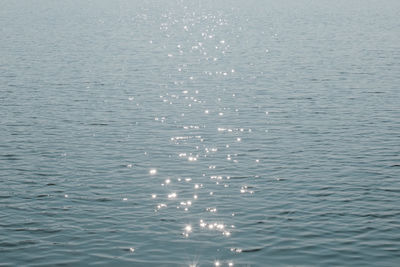 Full frame shot of rippled water in sea