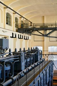 Interior of railroad station