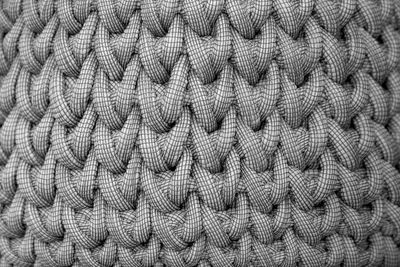 Super chunky knitted background. knitted structure