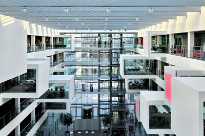 Interior of contemporary it university of copenhagen