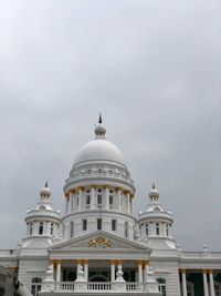 Low angle view of government building against sky