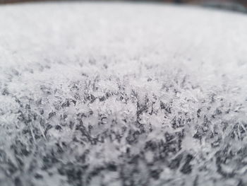 Full frame shot of frozen water