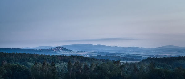 Panoramic view of landscape against sky