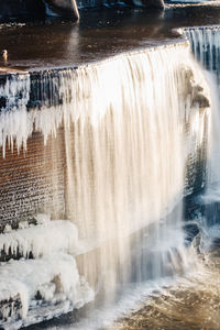 View of waterfall