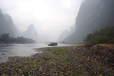 Scenic view of mountains