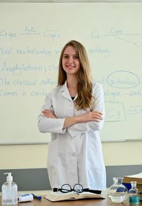 Portrait of a smiling young woman