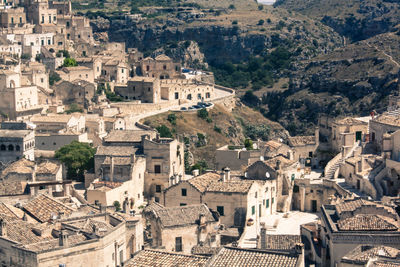 Aerial view of a town