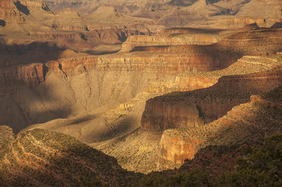 Scenic view of rock formations