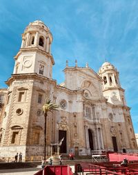 Low angle view of church