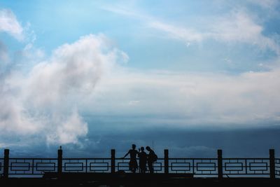 Panoramic view of sea against sky