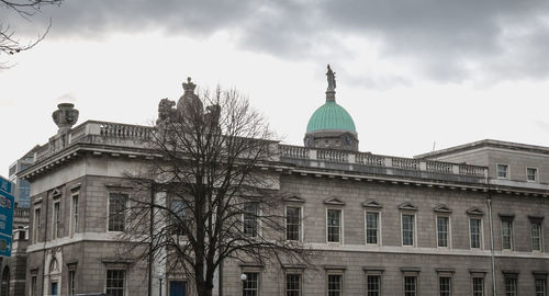 Low angle view of building against sky