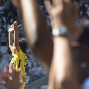 Close-up of yellow umbrella
