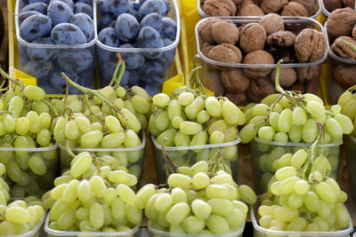 Fruits for sale at market stall