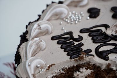 Close-up of chocolate cake