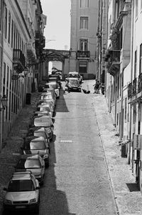 Row of buildings in city