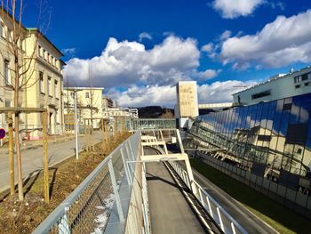 Panoramic view of buildings against sky