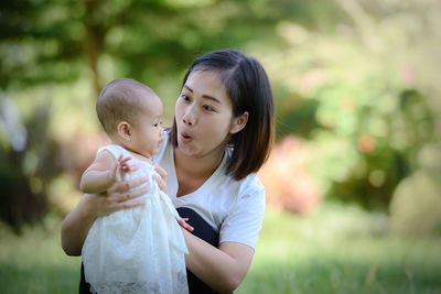 Mother and daughter