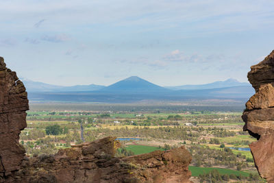 Scenic view of landscape against sky