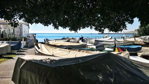 Panoramic view of beach