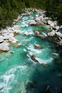 Rocks in water