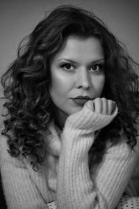 Portrait of beautiful young woman