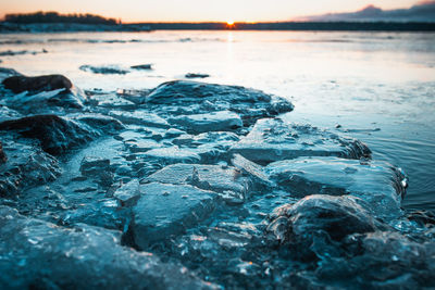 Rocks on beach