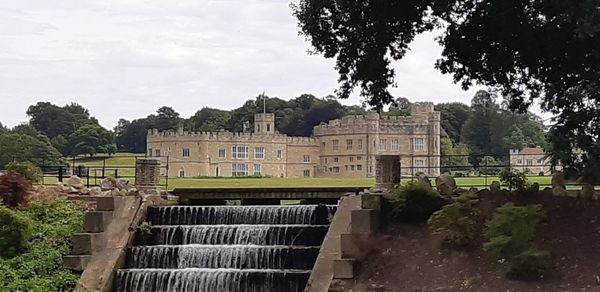 Buildings against sky in city