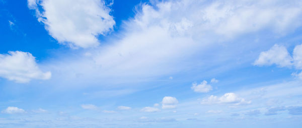 Low angle view of clouds in sky