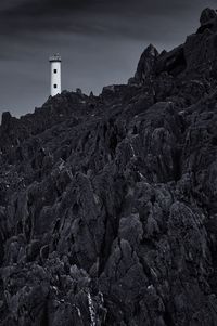 Low angle view of lighthouse