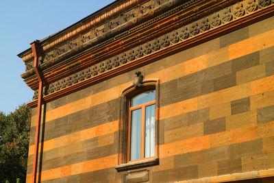 Low angle view of building against sky