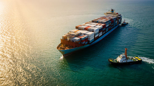 Shipping cargo logistics business and industry service import export international transportation 