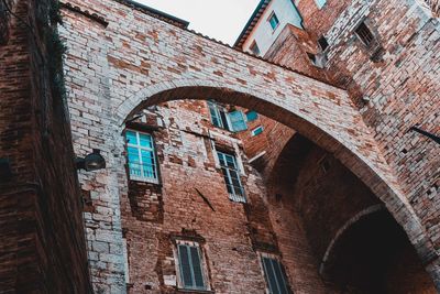 Low angle view of old building